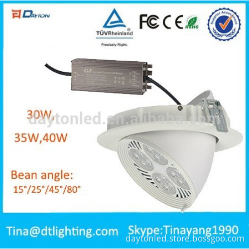 led emergency rotatable FCC CE LVD EMS trunk ceiling lighting 30w 35w 40w,ceiling lighting,led ushine-light ,ceiling light